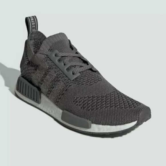 Adidas NMD R1 Primeknit OG Knit "Ash Grey" Shoes - Picture 8 of 13